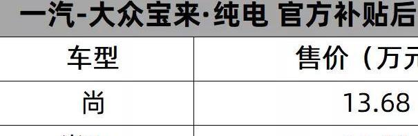 高尔夫纯电动汽车报价